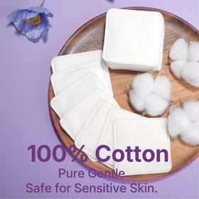 Serenorch pad soaked with toner demonstrating even product release and less waste