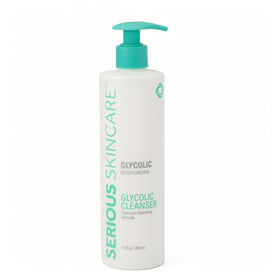 Serious Skincare front bottle showing product and branding for clear skin