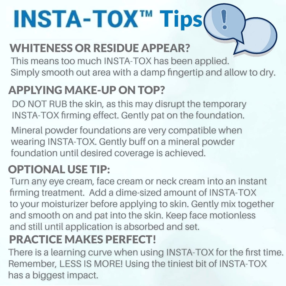 Serious Skincare INSTA-TOX held in hand for size and portability