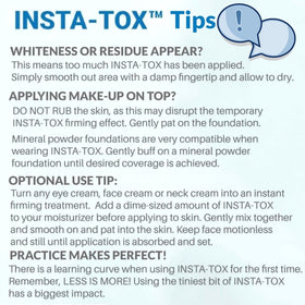 Serious Skincare INSTA-TOX held in hand for size and portability