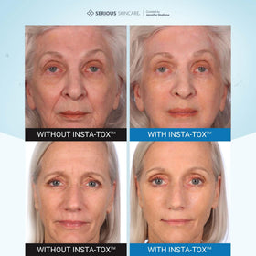 Serious Skincare INSTA-TOX texture on skin demonstrating smooth finish