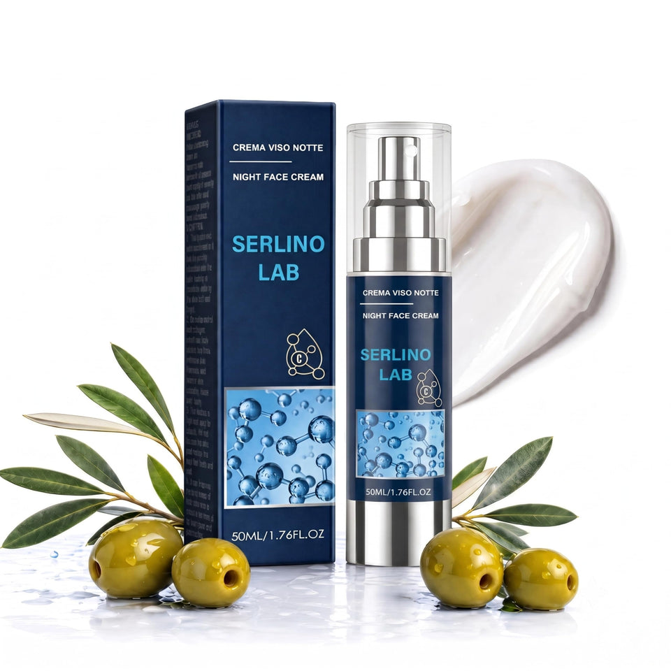 Serlino Lab jar front view showing clean branding and volume benefit