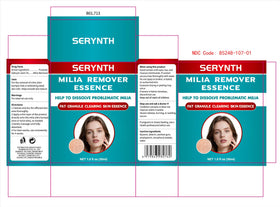 SERYNTH before and after skin texture comparison illustrating visible smoothing effect