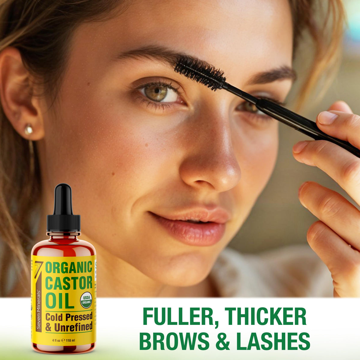 Seven Minerals close-up oil texture illustrating rich, cold-pressed hydration benefit