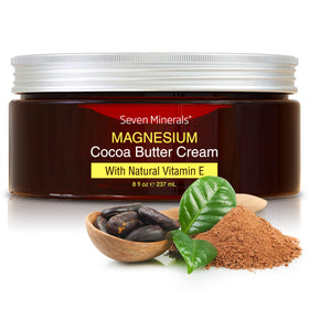 Seven Minerals front jar showing label and 8 fl oz size for clear identification