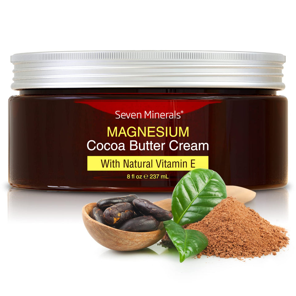 Seven Minerals front jar showing label and 8 fl oz size for clear identification
