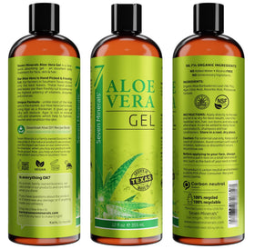 Seven Minerals hair mask application on damp hair showing frizz control benefit