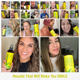 Seven Minerals hair mist refreshing dry ends and scalp without weighing down