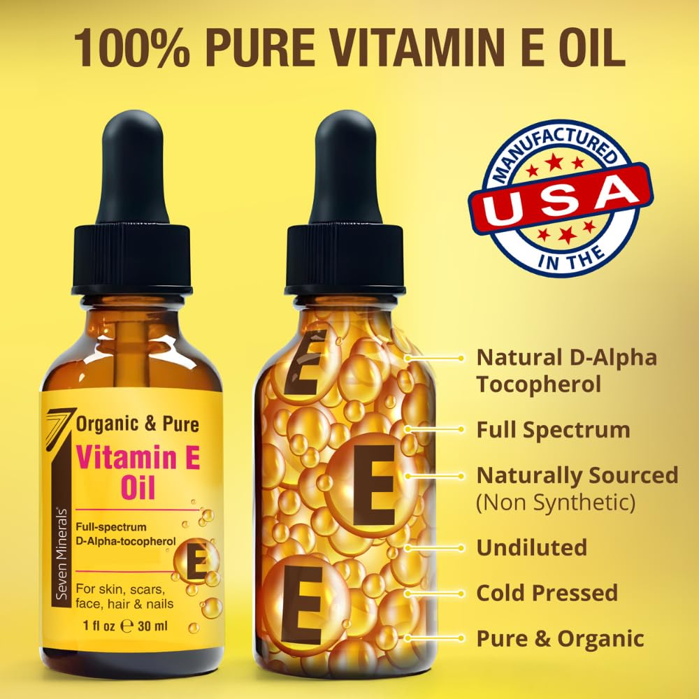 Seven Minerals oil texture on hand demonstrating smooth, deeply moisturizing feel