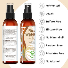 Seven Minerals bottle in hand showing 4 fl oz travel-friendly size