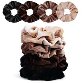 SEVEN STYLE scrunchie tucked in bun adding volume and hidden elastic