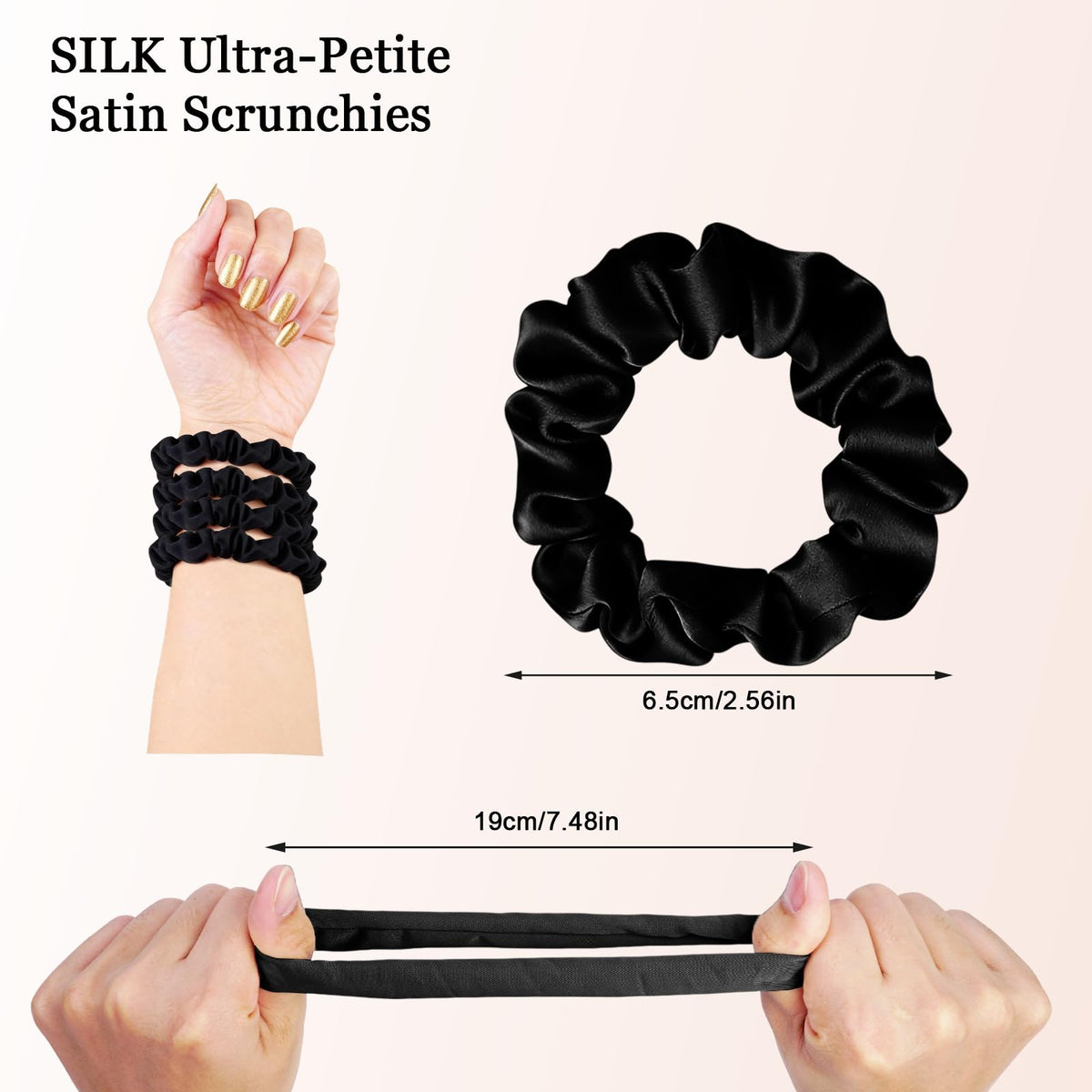 SEVEN STYLE close-up of satin texture highlighting smooth fabric and reduced friction benefit