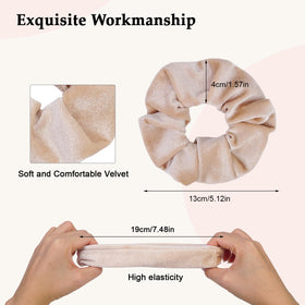 SEVEN STYLE close-up of velvet fabric showing soft texture and gentle hold