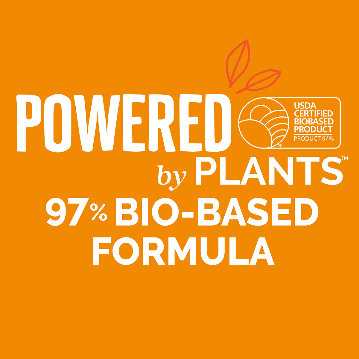 Seventh Generation label close-up highlighting plant-based ingredients and claims