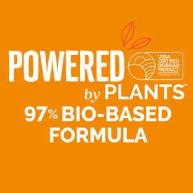 Seventh Generation label close-up highlighting plant-based ingredients and claims