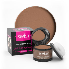 SEVICH compact front closed showing sleek brown packaging and portability benefit