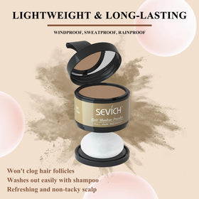 SEVICH open compact with mirror and puff for precise touch-ups