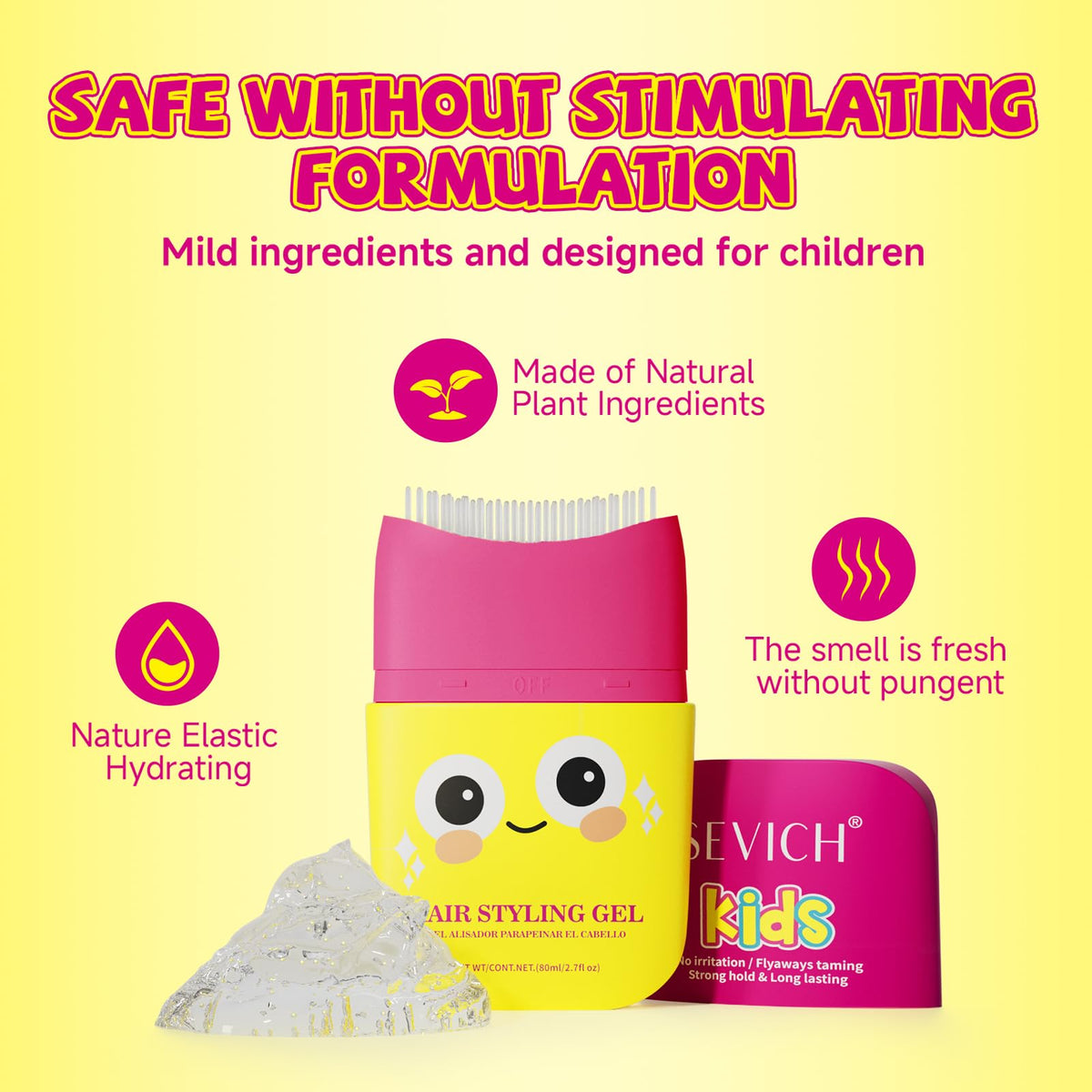 SEVICH held in hand to show 80ml travel size and convenient portability