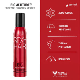SexyHair application at roots with fingers for instant lift benefit