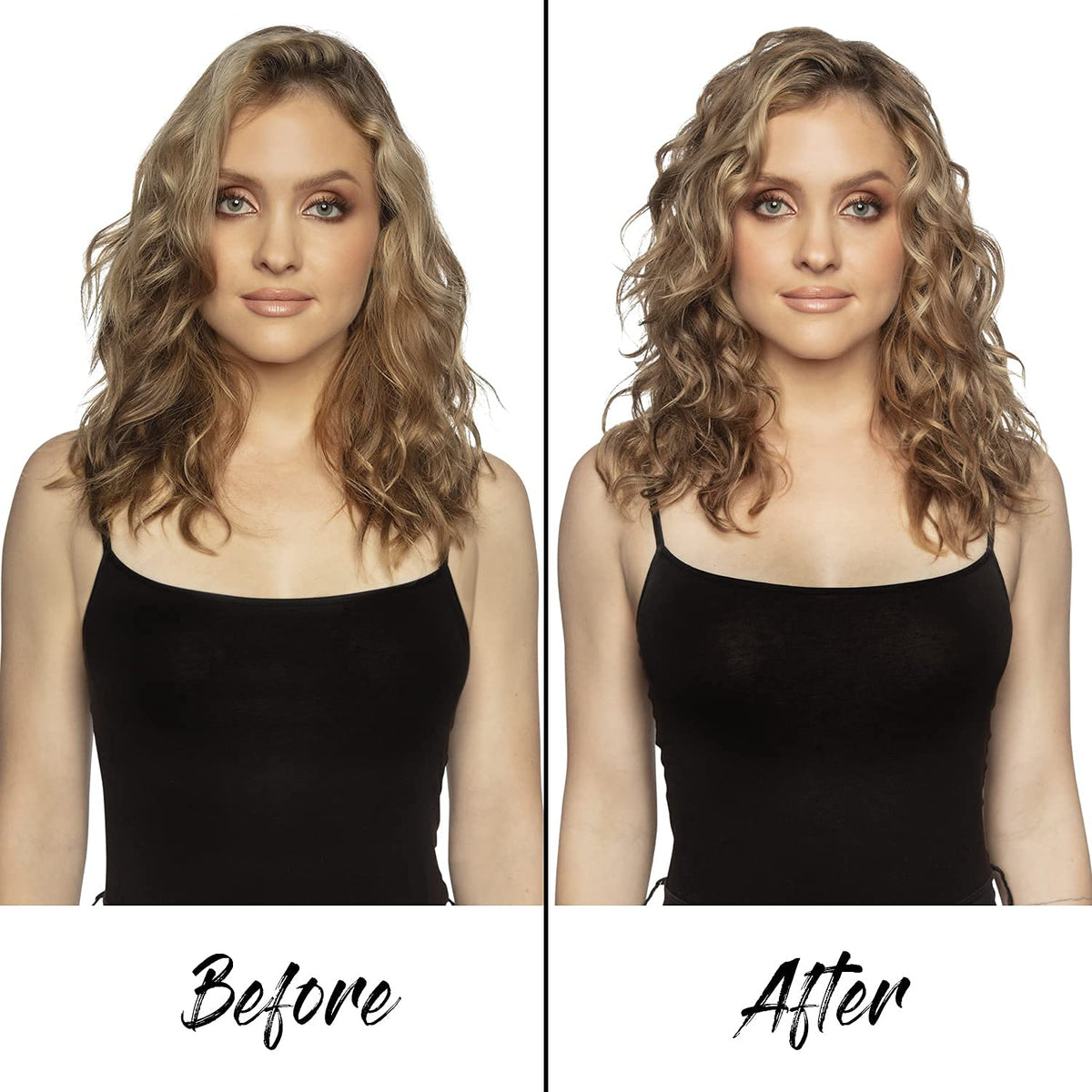 SexyHair being spritzed into hair to create tousled, touchable texture