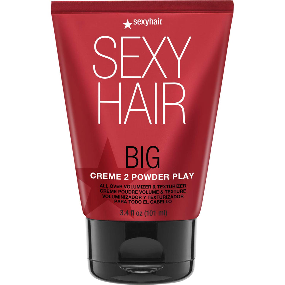 SexyHair Big Creme front packaging showing product jar and label, conveys volume benefit