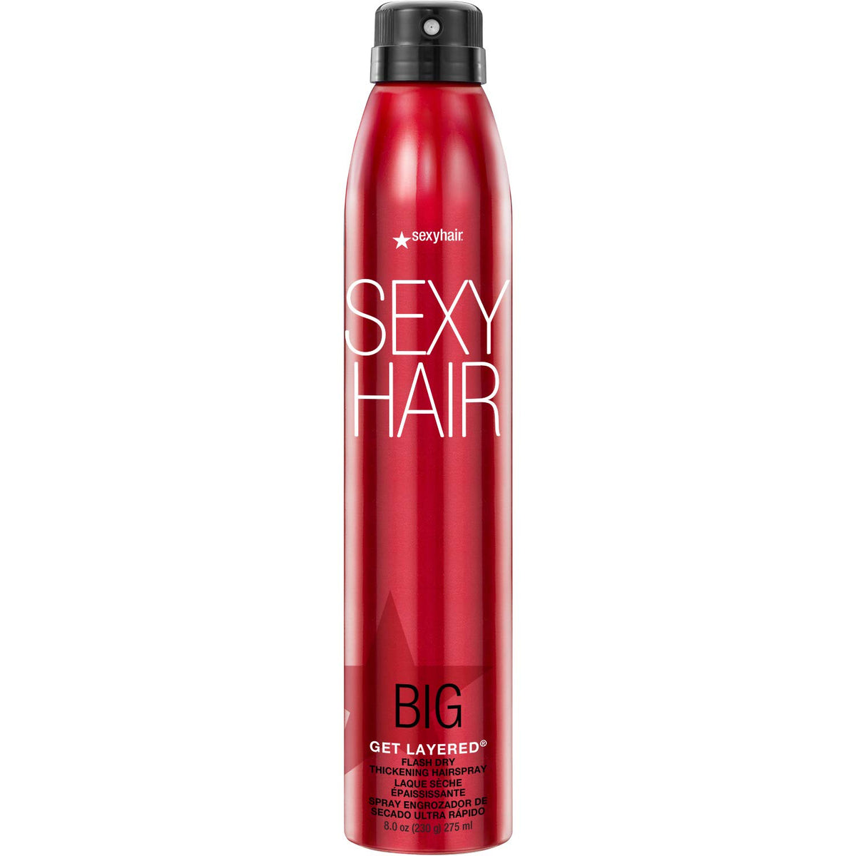 SexyHair front can view showing product branding and volume benefits