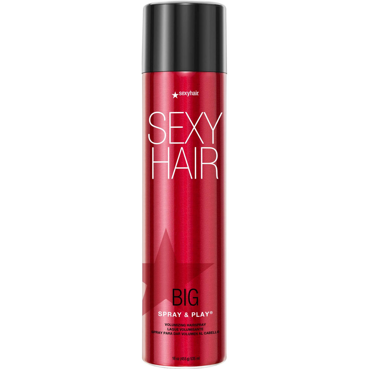 SexyHair Big Spray & Play front can showing branding and 16 oz size for product identification