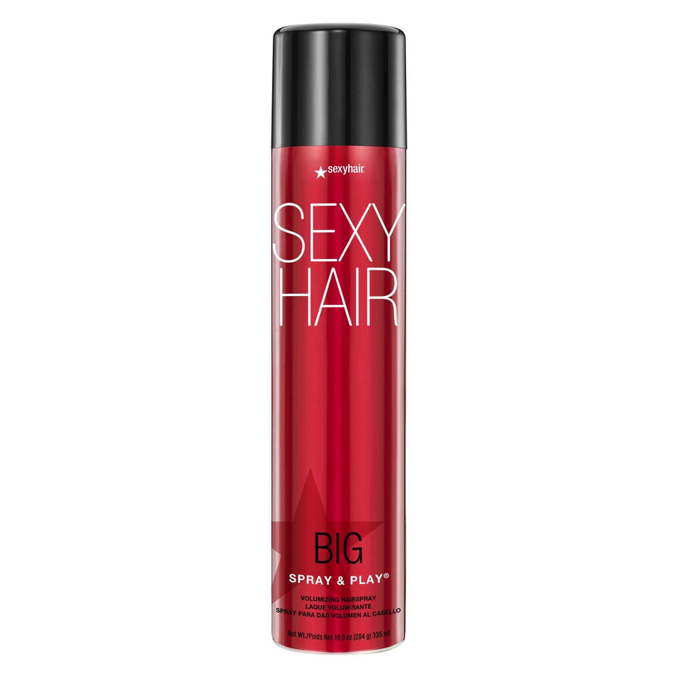 SexyHair Big Spray & Play front can showing label and benefits