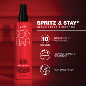 SexyHair texture detail showing high shine and smooth, flake-free finish