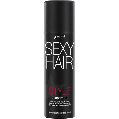 SexyHair Blow It Up front view showing packaging and key benefit of volume