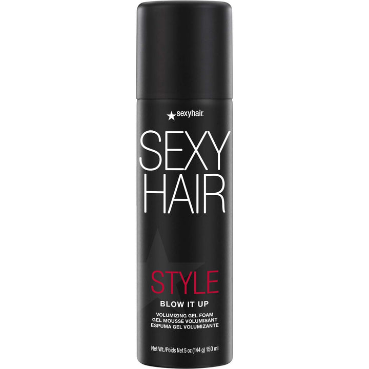 SexyHair Blow It Up front view showing packaging and key benefit of volume