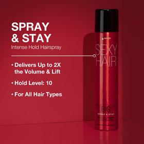 SexyHair close-up of spray nozzle demonstrating even mist for controlled application