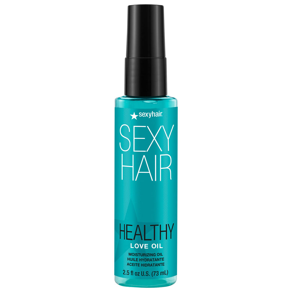 SexyHair front bottle view showing sleek packaging and portable 2.5 oz size