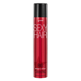 SexyHair front packaging showing 9 oz can and product branding for strong hold