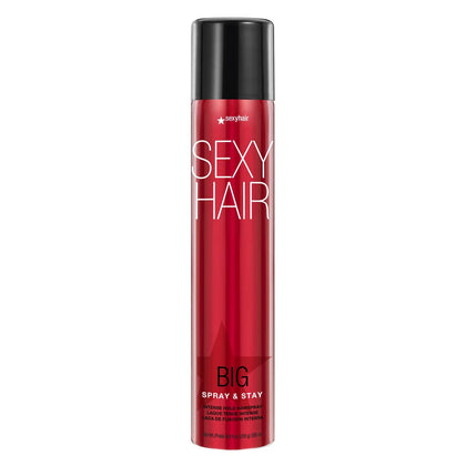SexyHair front packaging showing 9 oz can and product branding for strong hold