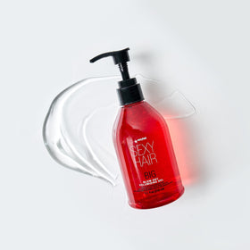 SexyHair product in hand demonstrating easy application and control