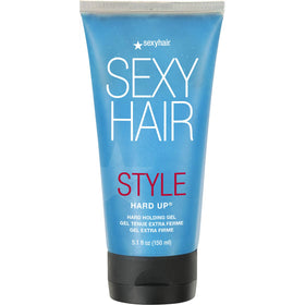 SexyHair bottle front view showing label and extreme-hold claim
