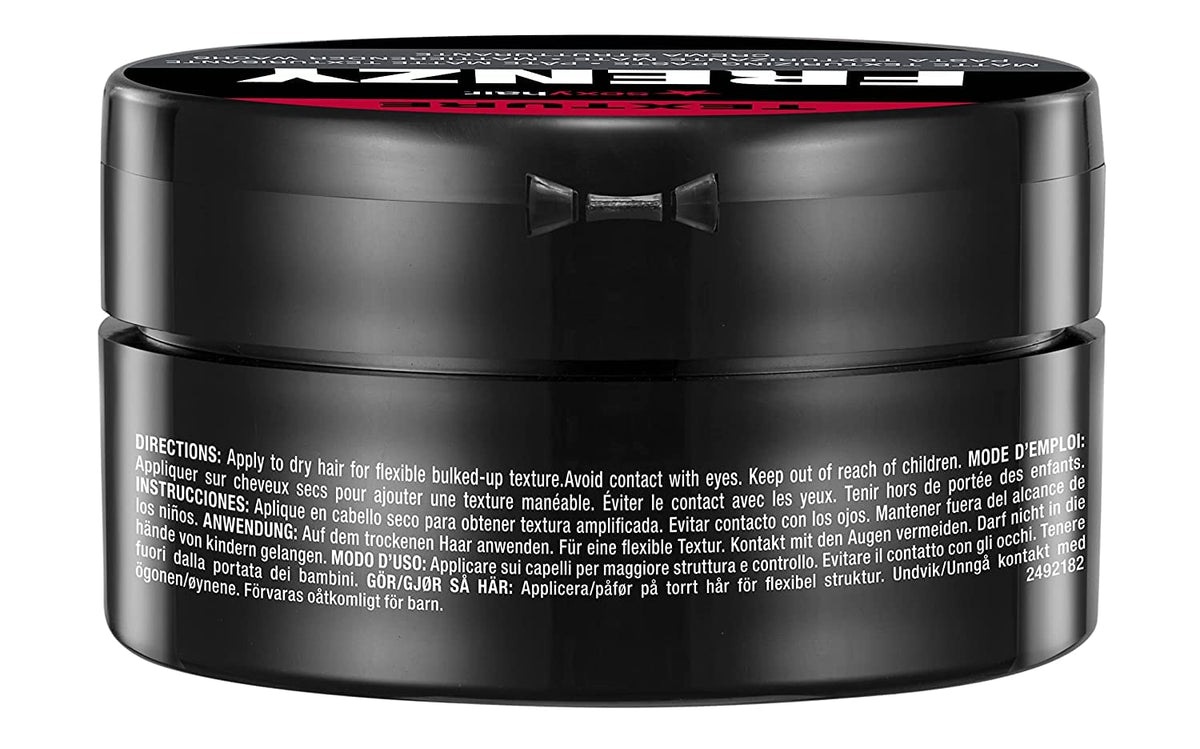 SexyHair jar in hand 2.5 oz demonstrating travel-friendly size and portability