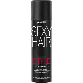 SexyHair Play Dirty front packaging showing can and branding, ideal for shelf display