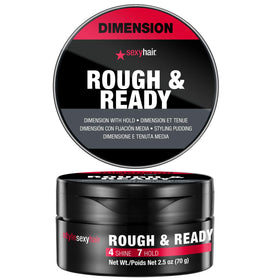 SexyHair putty front jar showing label and compact size for travel