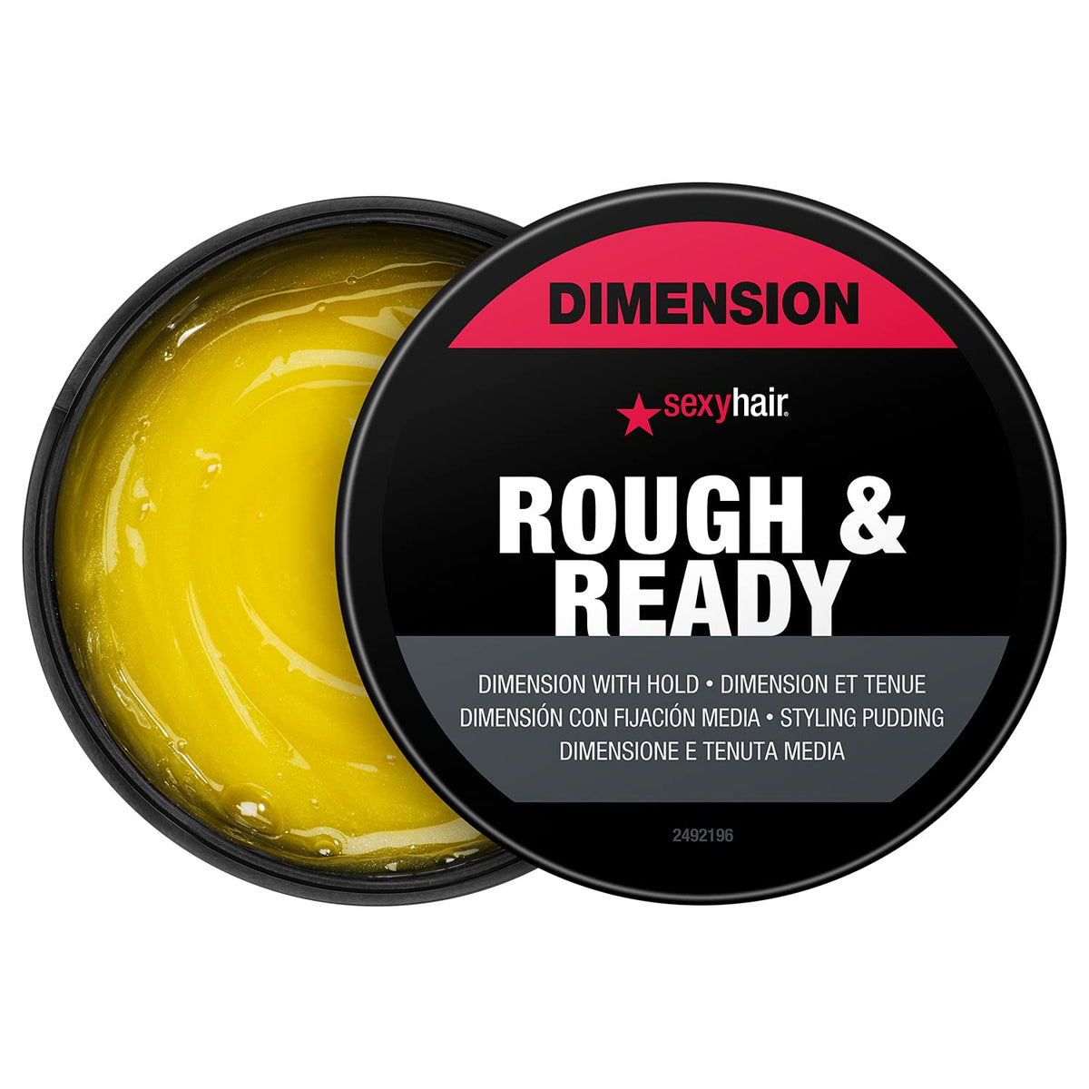 SexyHair putty close-up texture view showing pliable, moldable formula