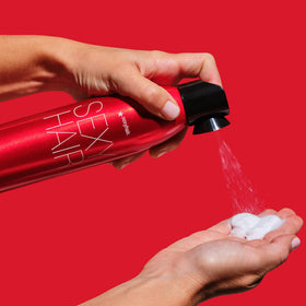 SexyHair spray mousse texture dispensing for lightweight volume