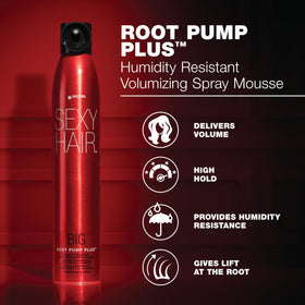 SexyHair close-up of pump nozzle for precise root targeting