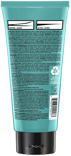 SexyHair lotion texture dispensed on hand illustrating lightweight formula and smooth application benefit