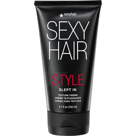 SexyHair Slept In Texture Créme front packaging showing product benefits