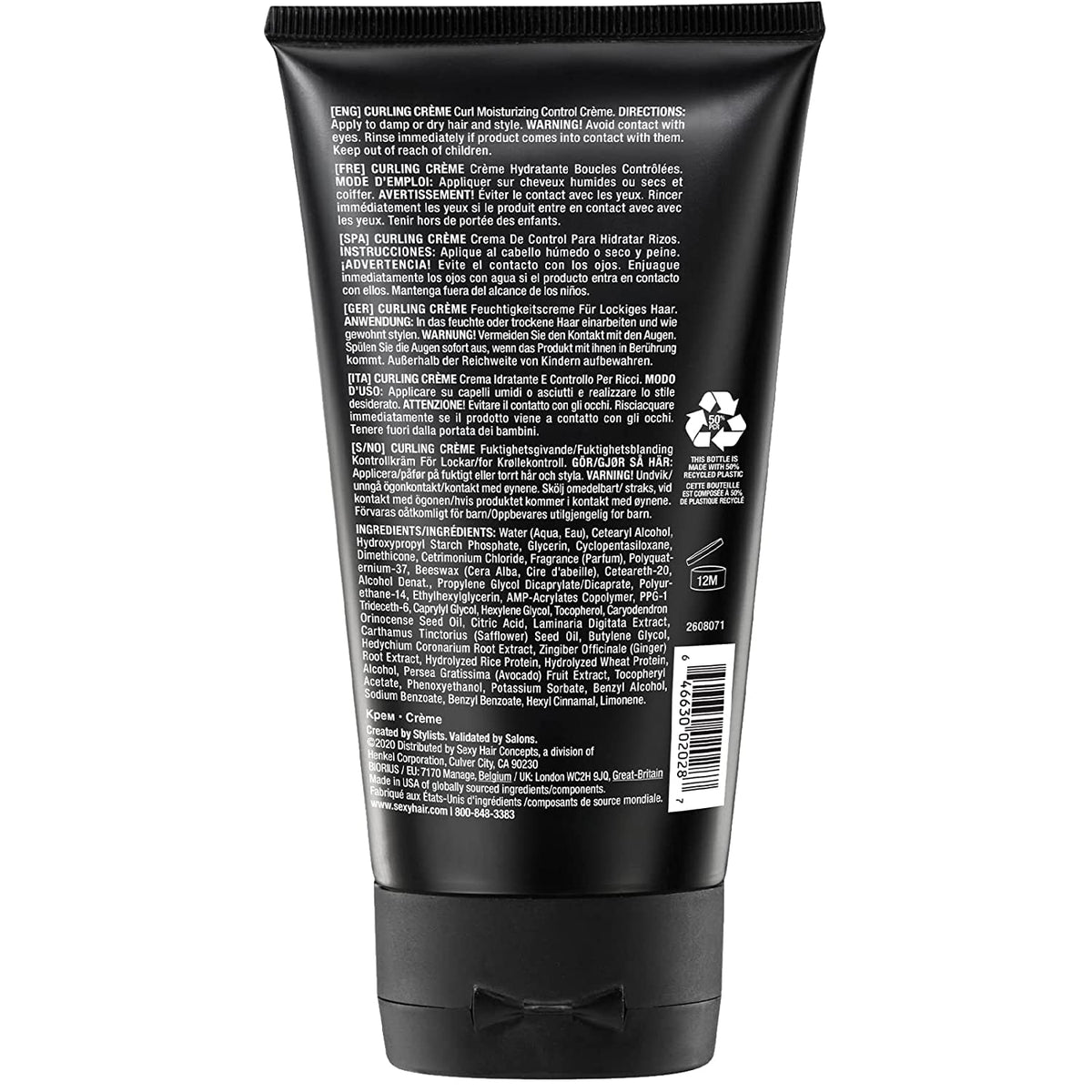 SexyHair close-up of cream texture highlighting lightweight spreadability