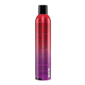 SexyHair aerosol spray pattern closeup demonstrating even mist for lift and volume