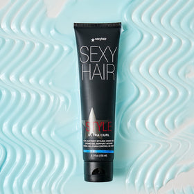 SexyHair crème-gel texture close-up illustrating smooth consistency and easy application