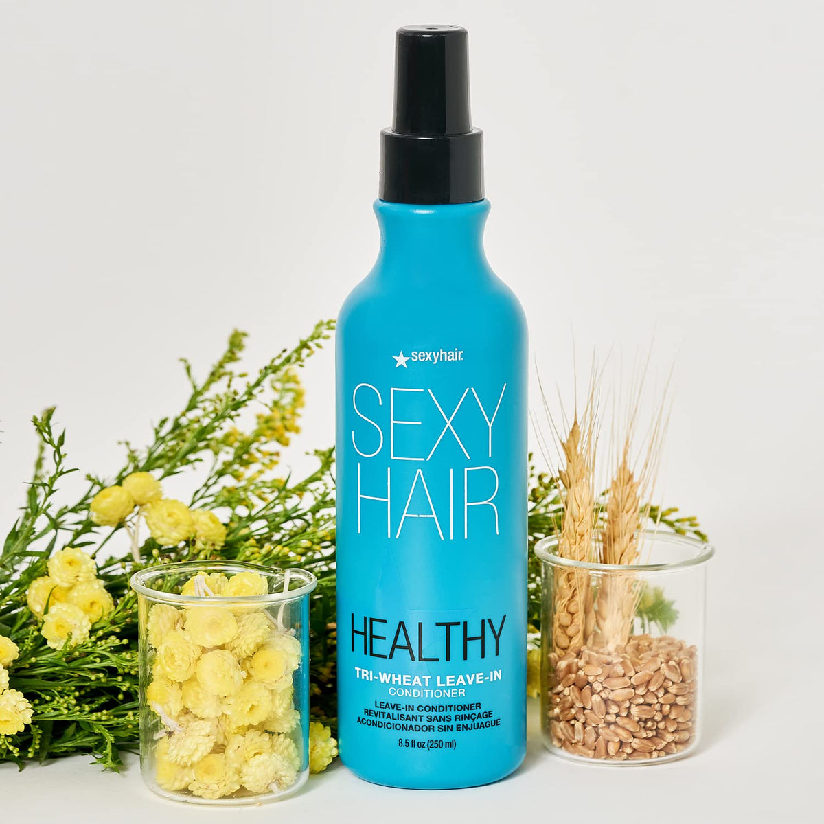 SexyHair fine mist spray close-up demonstrating even application benefit