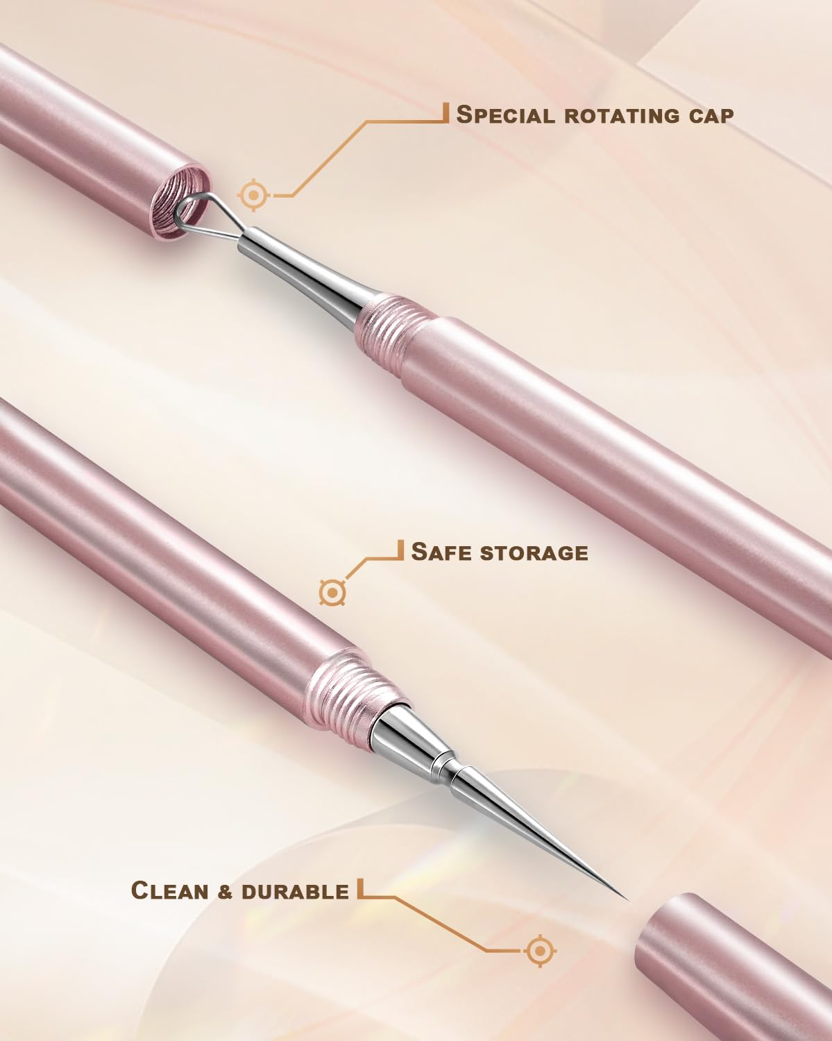 SG Nekoo titanium alloy double‑ended lancet closeup showing durable tip for precise extractions